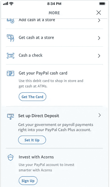 paypal cash card