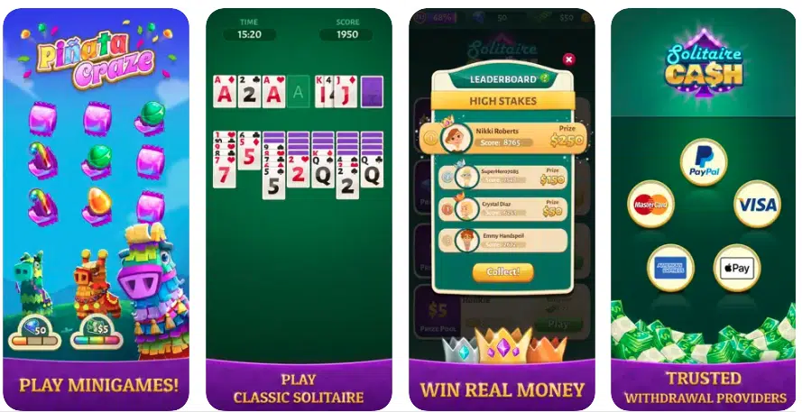 solitaire cash win real money