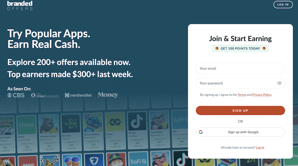 branded get paid to test apps